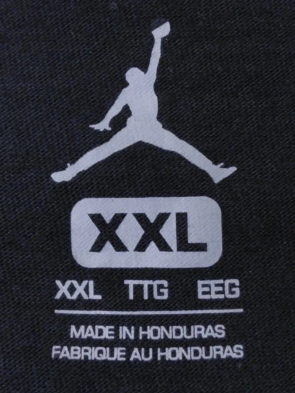 AIR JORDAN T Shirt XXL Black Gray Grey ELEPHANT PRINT Graphic Tee 2XL RETRO Nike